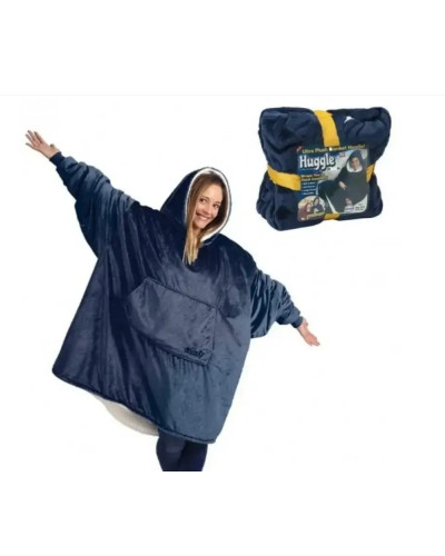 Плед с капюшоном - Huggle Hoodie (синий) (467-1021) Плед с капюшоном - Huggle Hoodie (синий) (467-1021)