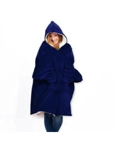 Плед с капюшоном - Huggle Hoodie (синий) (467-1021) Плед с капюшоном - Huggle Hoodie (синий) (467-1021)