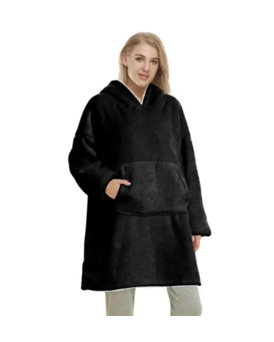Плед с капюшоном - Huggle Hoodie (черный) (467-1097) Плед с капюшоном - Huggle Hoodie (черный) (467-1097)