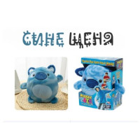 Детский плед с капюшоном и рукавами Huggle Pets Hoodie (синий)
