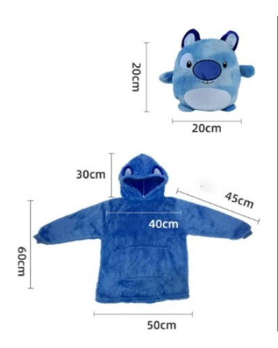 Детский плед с капюшоном и рукавами Huggle Pets Hoodie (фиолетовый) Детский плед с капюшоном и рукавами Huggle Pets Hoodie (фиолетовый)