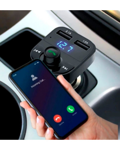 Автомобильный FM-модулятор трансмиттер с Bluetooth - Car X8 Автомобильный FM-модулятор трансмиттер с Bluetooth - Car X8