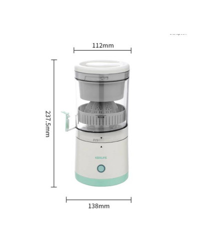 Соковыжималка аккумуляторная для цитрусовых - Citrus Juicer Соковыжималка аккумуляторная для цитрусовых - Citrus Juicer