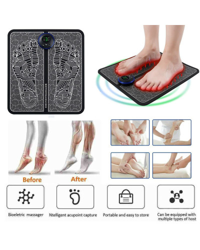 Массажный электрический коврик для ног и ступней - EMS Foot Mat