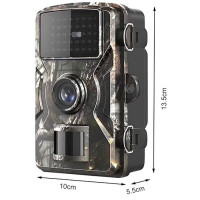 Фотопастка Suntek HC 801A 25м, 2" дисплей, огляд 120 °, датчик руху, нічна зйомка, захист IP65, камуфляж