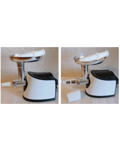 Электрическая мясорубка + насадка для сока Grant-6252 WHITE