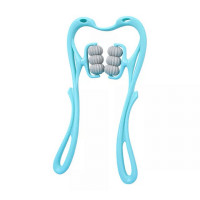 Ручной роликовый массажер 6 роликов для шеи и тела Hexiang Neck Massager