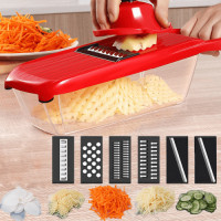 Овощерезка многофункциональная с контейнером Multifunctional Vegetable Chopper