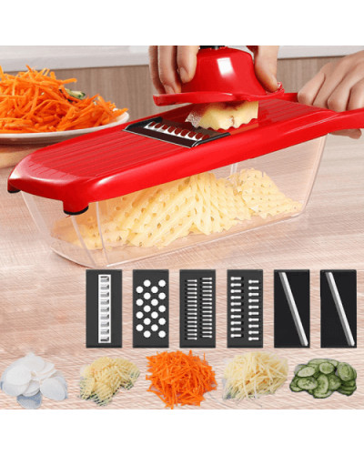 Овочерізка багатофункціональна з контейнером Multifunctional Vegetable Chopper