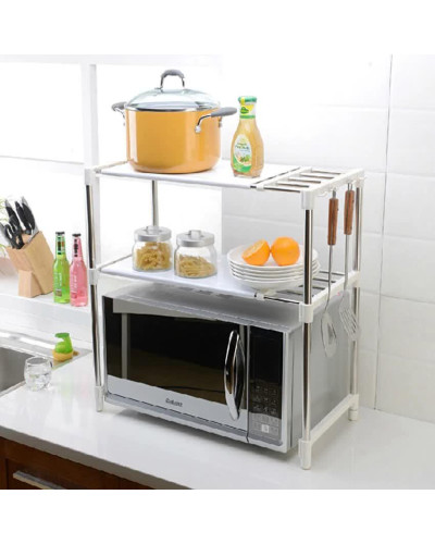 Полка - органайзер для микроволновки - Multifunctional storage rack Полка - органайзер для микроволновки - Multifunctional storage rack
