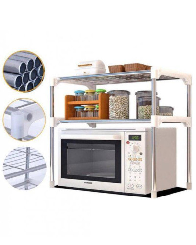 Полка - органайзер для микроволновки - Multifunctional storage rack Полка - органайзер для микроволновки - Multifunctional storage rack