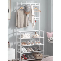 Підлогова вішалка для одягу та взуття - New simple floor clothes rack