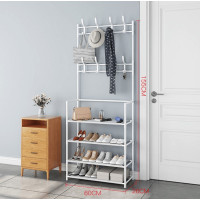 Підлогова вішалка для одягу та взуття - New simple floor clothes rack