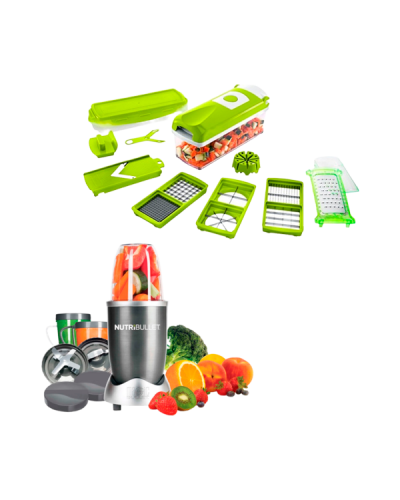 Кухонный комбайн - Nutribullet + овощерезка Найсер Дайсер