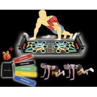 Доска с отжимающими упорами - Push Up Rack Board + подарок Фитнес резинки - Esonstyle