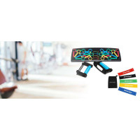 Доска с отжимающими упорами - Push Up Rack Board + подарок Фитнес резинки - Esonstyle
