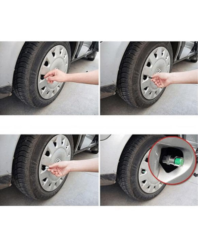 Датчик давления в шинах - Set Car Tire Valve Cap Датчик давления в шинах - Set Car Tire Valve Cap