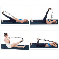 Ремінь тренажер для розтяжки і тренування ніг - Yoga stretch strap band