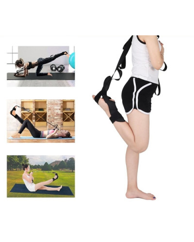 Ремінь тренажер для розтяжки і тренування ніг - Yoga stretch strap band Ремінь тренажер для розтяжки і тренування ніг - Yoga stretch strap band