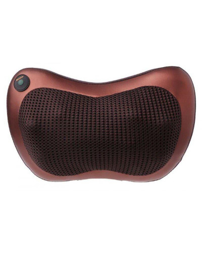 Масажна подушка Massage Pillow для голови, шиї, попереку та стоп роликовий масажер для дому та автомобіля по 4 ролика
