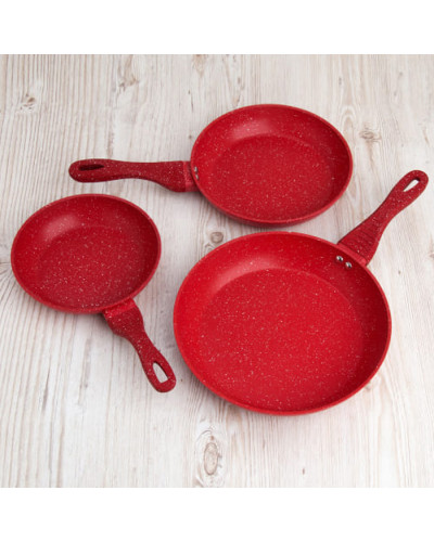 Набір сковорідок з антипригарним покриттям Top Kitchen TK-00092 Набір сковорідок з антипригарним покриттям Top Kitchen TK-00092