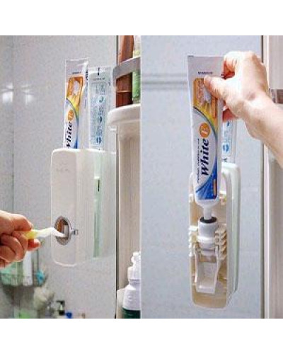 Дозатор для зубной пасты с держателем для зубных щеток