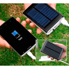 Павербанк на сонячних батареях + LED панель 15000 mAh (90000 mAh)