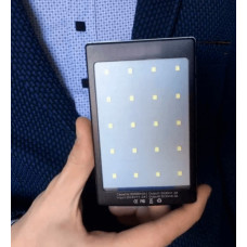 Павербанк на сонячних батареях + LED панель 15000 mAh (90000 mAh)