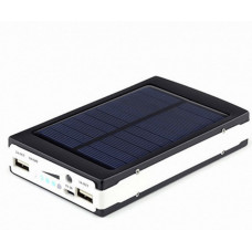 Павербанк на сонячних батареях + LED панель 15000 mAh (90000 mAh)