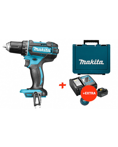 Шуруповерт-дриль 18v - Makita + набір біт