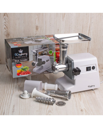 Мясорубка электрическая - Kingberg KB-2020 + Кухонные весы - SF400 + Набор мерных ложек