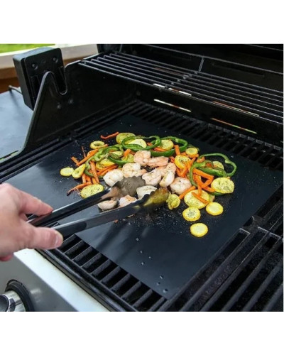 Антипригарный коврик гриль мат - BBQ grill sheet