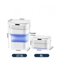 Відро для сміття складне з сенсорною кришкою - TouchBin