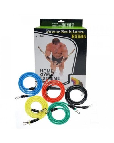 Набор резинок - эспандеров для фитнеса - Power Resistance Bands Набор резинок - эспандеров для фитнеса - Power Resistance Bands