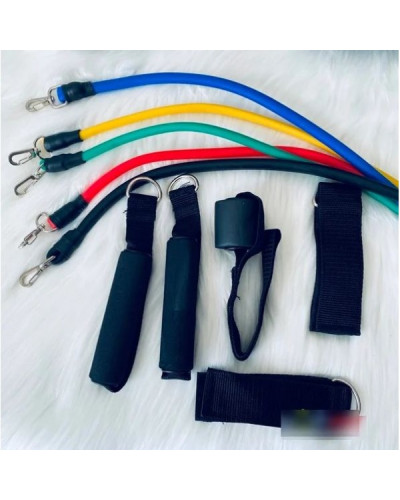 Набор резинок - эспандеров для фитнеса - Power Resistance Bands Набор резинок - эспандеров для фитнеса - Power Resistance Bands