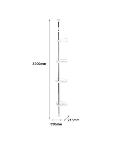 Угловая полка для ванной - Multi Corner Shelf Угловая полка для ванной - Multi Corner Shelf