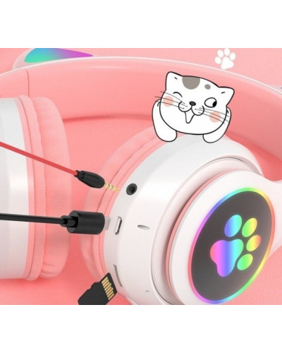 Наушники беспроводные с кошачьими ушками - Bluetooth Cat Ear Наушники беспроводные с кошачьими ушками - Bluetooth Cat Ear