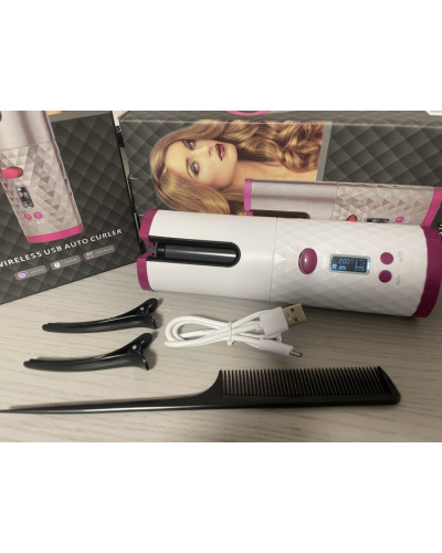 Плойка беспроводная автоматическая для завивки волос - Hair Curler
