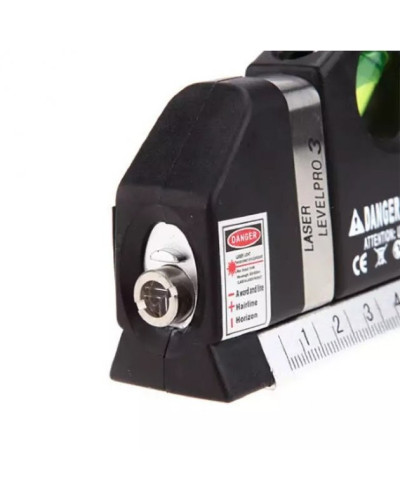 Лазерный уровень со встроенной рулеткой нивелир - Fixit Laser Level PR0 3+ Измерительный инструмент - Wolfcraft Irregular Ruler
