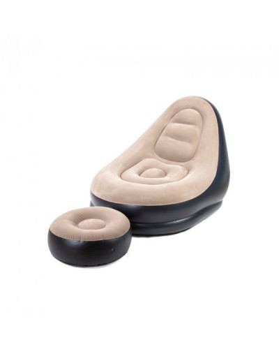Надувний диван з пуфом - Air Sofa + Стіл - трансформер для ноутбука
