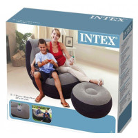 Надувний диван з пуфом - Air Sofa + Стіл - трансформер для ноутбука