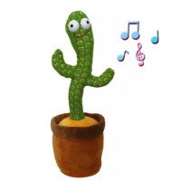 Игрушка плюшевый танцующий кактус и поет - Dancing Cactus