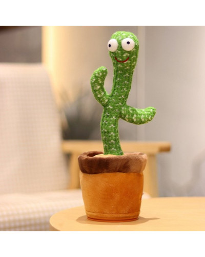 Игрушка плюшевый танцующий кактус и поет - Dancing Cactus Игрушка плюшевый танцующий кактус и поет - Dancing Cactus
