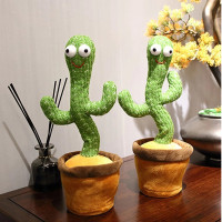 Игрушка плюшевый танцующий кактус и поет - Dancing Cactus