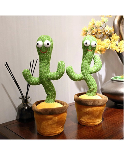 Игрушка плюшевый танцующий кактус и поет - Dancing Cactus Игрушка плюшевый танцующий кактус и поет - Dancing Cactus