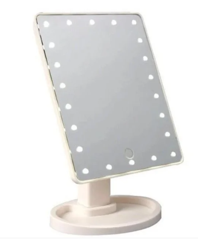 Зеркало с подсветкой для макияжа прямоугольное - Led mirror + Электрическая расческа - Fast Hair