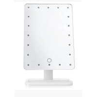 Дзеркало з підсвічуванням для макіяжу прямокутне - Led mirror + Електричний гребінець - Fast Hair