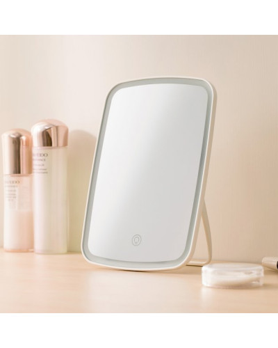Зеркало с подсветкой для макияжа прямоугольное - Led mirror + Электрическая расческа - Fast Hair