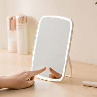 Дзеркало з підсвічуванням для макіяжу прямокутне - Led mirror + Електричний гребінець - Fast Hair