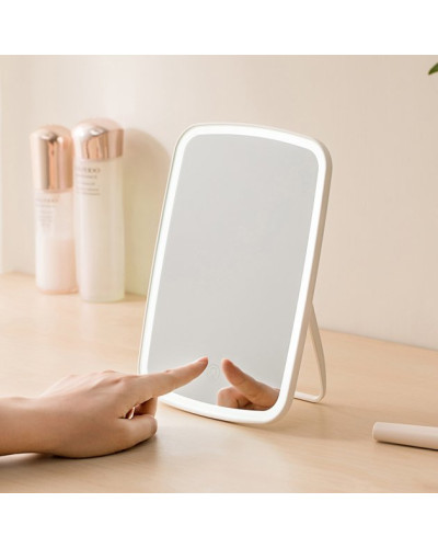 Зеркало с подсветкой для макияжа прямоугольное - Led mirror + Электрическая расческа - Fast Hair